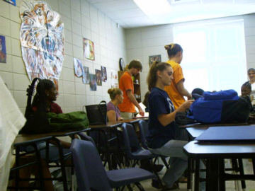 first period - acc. english IV. the guy in the orange shirt - yep, thats zack.