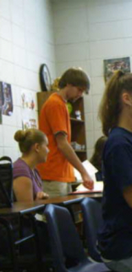 a blowup of one of the first pictures, zack, and that's courtney beside him