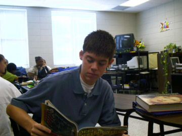blake, not posing for a picture